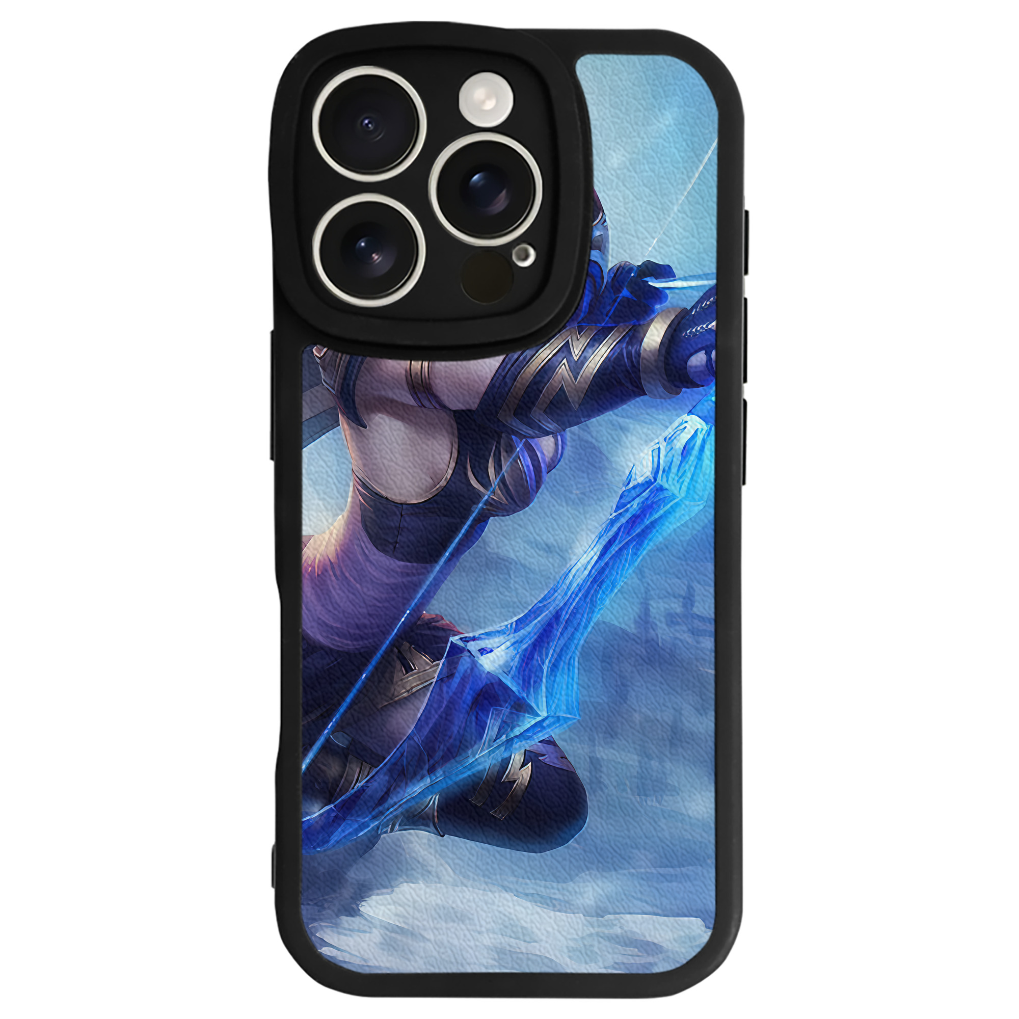 （画像用） リーグ・オブ・レジェンド League of Legends LOL 【iPhone 16シリーズ対応】シリコンスマホケース（レザー調） 材質：シリコン